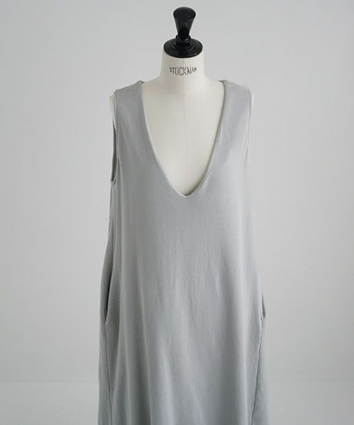 Mochi / home&miles.モチ / ホーム＆マイルズ.v-neck one piece [grey fog]