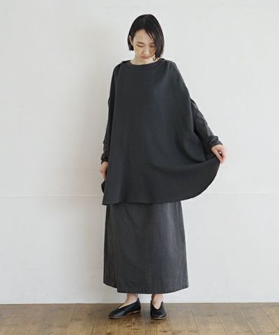 Mochi / home&miles.モチ / ホーム＆マイルズ.cocoon vest [charcoal grey]