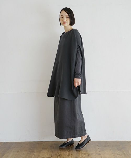 Mochi / home&miles.モチ / ホーム＆マイルズ.cocoon vest [charcoal grey]