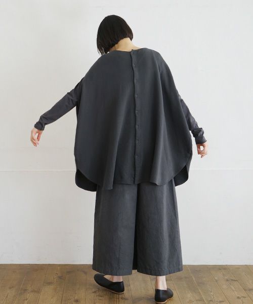Mochi / home&miles.モチ / ホーム＆マイルズ.cocoon vest [charcoal grey]