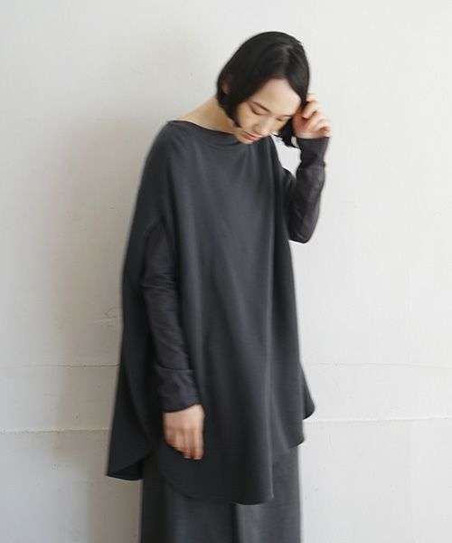 Mochi / home&miles.モチ / ホーム＆マイルズ.cocoon vest [charcoal grey]