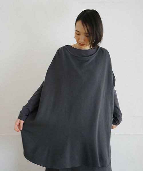 Mochi / home&miles.モチ / ホーム＆マイルズ.cocoon vest [charcoal grey]