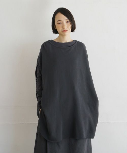Mochi / home&miles.モチ / ホーム＆マイルズ.cocoon vest [charcoal grey]
