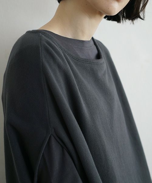 Mochi / home&miles.モチ / ホーム＆マイルズ.cocoon vest [charcoal grey]