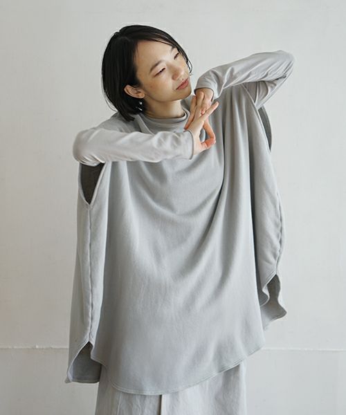 Mochi / home&miles.モチ / ホーム＆マイルズ.cocoon vest [grey fog・]