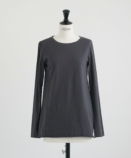 Mochi / home&miles.モチ / ホーム＆マイルズ.cotton silk cut&saw [charcoal grey]