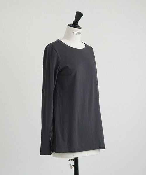 Mochi / home&miles.モチ / ホーム＆マイルズ.cotton silk cut&saw [charcoal grey]