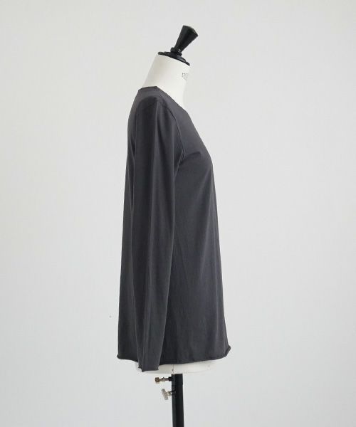 Mochi / home&miles.モチ / ホーム＆マイルズ.cotton silk cut&saw [charcoal grey]