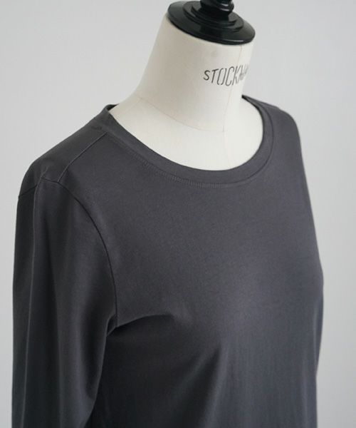 Mochi / home&miles.モチ / ホーム＆マイルズ.cotton silk cut&saw [charcoal grey]