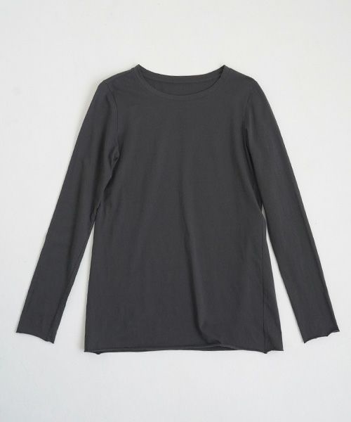 Mochi / home&miles.モチ / ホーム＆マイルズ.cotton silk cut&saw [charcoal grey]