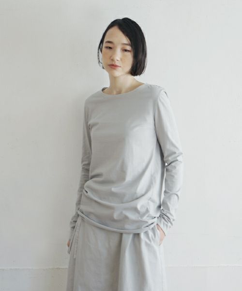 Mochi / home&miles.モチ / ホーム＆マイルズ.cotton silk cut&saw [grey fog]