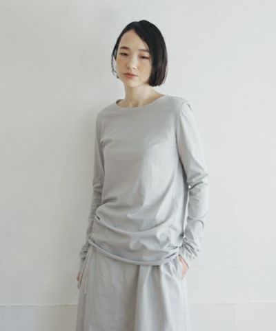 Mochi / home&miles.モチ / ホーム＆マイルズ.cotton silk cut&saw [grey fog]