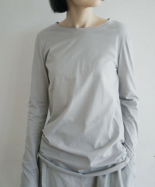 Mochi / home&miles.モチ / ホーム＆マイルズ.cotton silk cut&saw [grey fog]