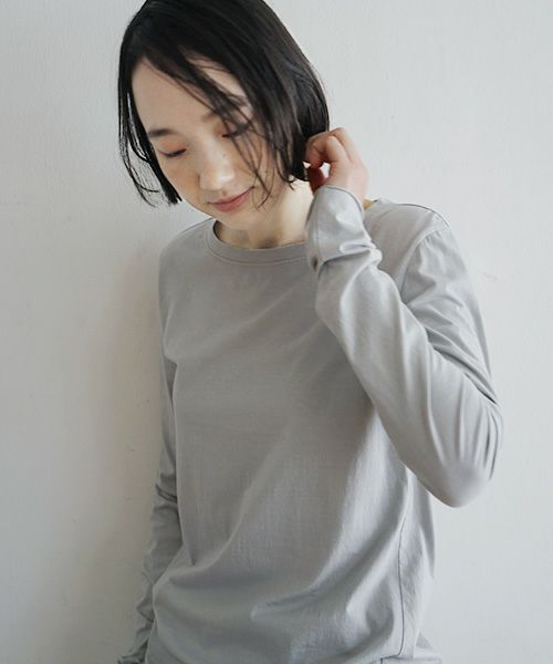 Mochi / home&miles.モチ / ホーム＆マイルズ.cotton silk cut&saw [grey fog]