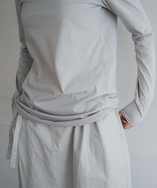 Mochi / home&miles.モチ / ホーム＆マイルズ.cotton silk cut&saw [grey fog]