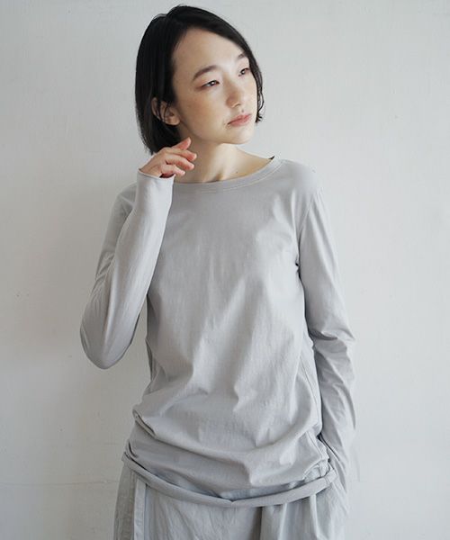 Mochi / home&miles.モチ / ホーム＆マイルズ.cotton silk cut&saw [grey fog]