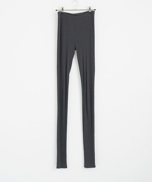 Mochi / home&miles.モチ / ホーム＆マイルズ.cotton silk leggings [charcoal grey]