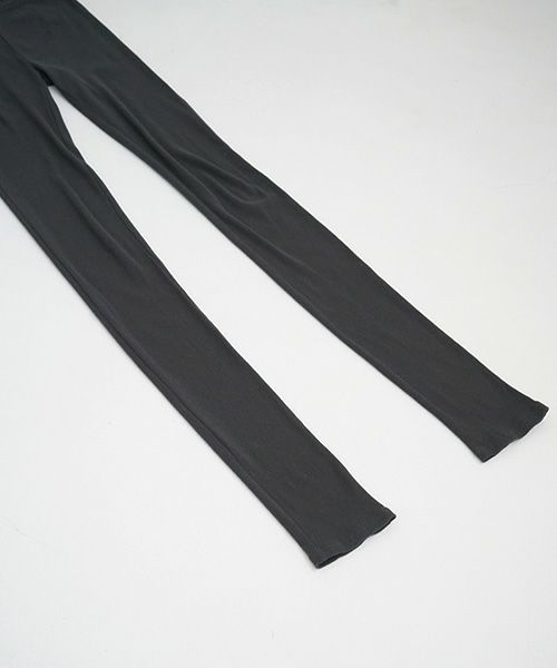 Mochi / home&miles.モチ / ホーム＆マイルズ.cotton silk leggings [charcoal grey]