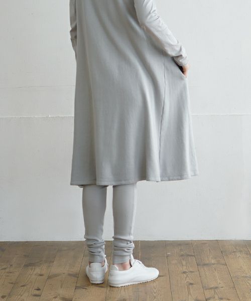 Mochi / home&miles.モチ / ホーム＆マイルズ.cotton silk leggings [grey fog]