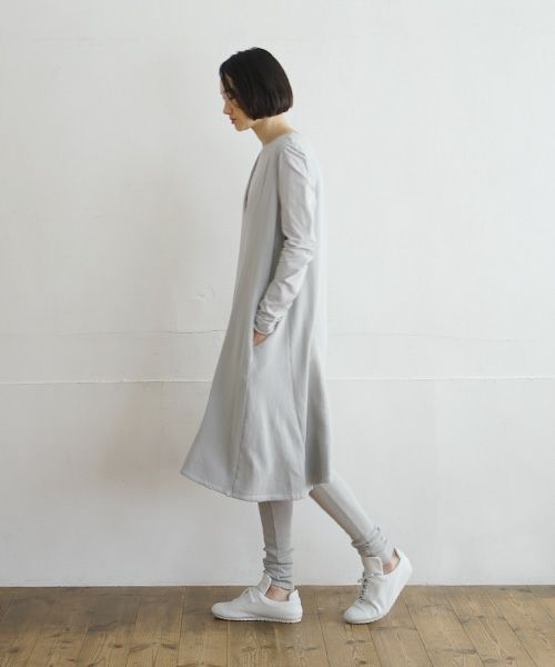 Mochi / home&miles.モチ / ホーム＆マイルズ.cotton silk leggings [grey fog]