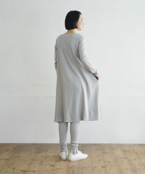 Mochi / home&miles.モチ / ホーム＆マイルズ.cotton silk leggings [grey fog]