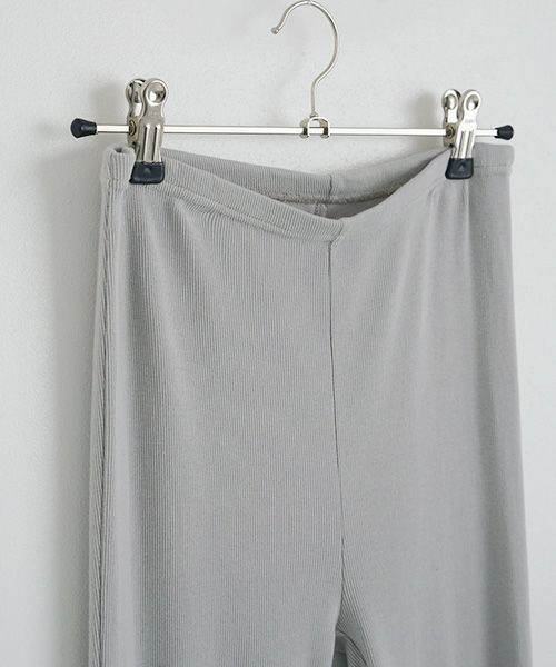Mochi / home&miles.モチ / ホーム＆マイルズ.cotton silk leggings [grey fog]