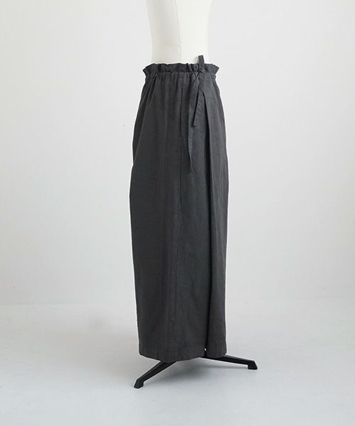 Mochi / home&miles.モチ / ホーム＆マイルズ.wrap pants [charcoal grey]
