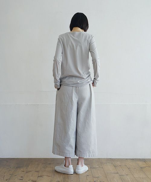 Mochi / home&miles.モチ / ホーム＆マイルズ.wrap pants [grey fog]