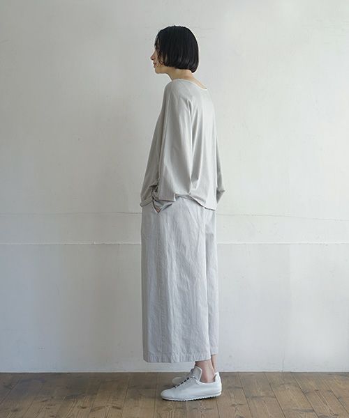 Mochi / home&miles.モチ / ホーム＆マイルズ.wrap pants [grey fog]