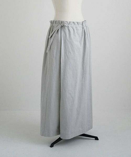 Mochi / home&miles.モチ / ホーム＆マイルズ.wrap pants [grey fog]