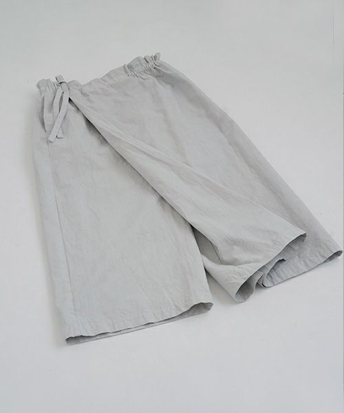 Mochi / home&miles.モチ / ホーム＆マイルズ.wrap pants [grey fog]