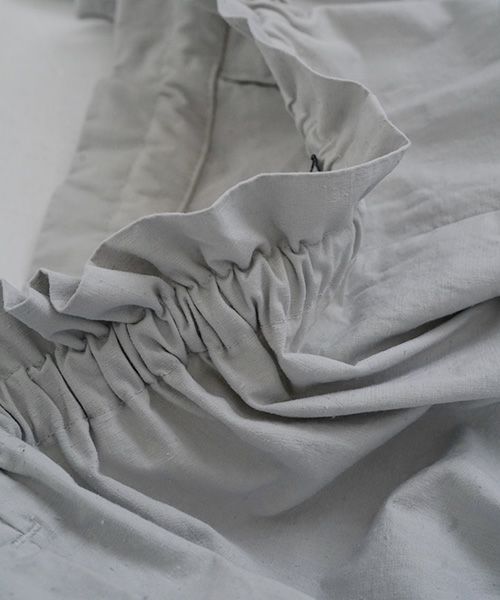 Mochi / home&miles.モチ / ホーム＆マイルズ.wrap pants [grey fog]