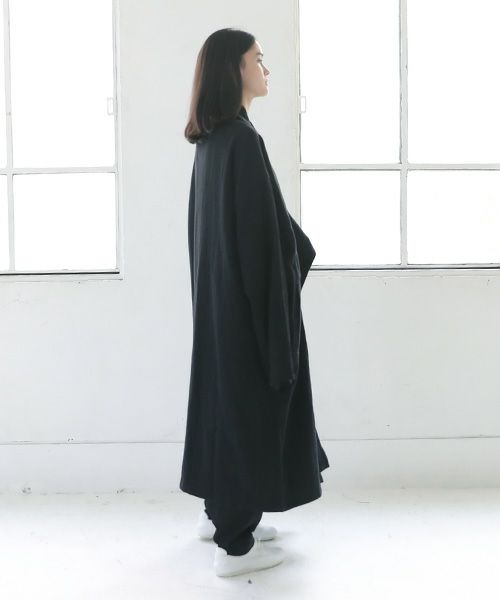 Edwina Hoerl.エドウィナホール.PILGERMANTEL[04/EH42C-01/black]_