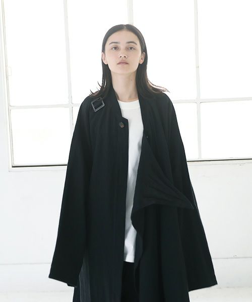 Edwina Hoerl.エドウィナホール.PILGERMANTEL[04/EH42C-01/black]_