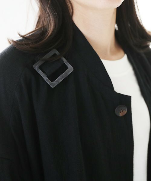 Edwina Hoerl.エドウィナホール.PILGERMANTEL[04/EH42C-01/black]_