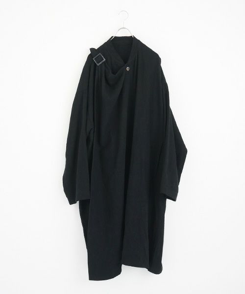 Edwina Hoerl.エドウィナホール.PILGERMANTEL[04/EH42C-01/black]_