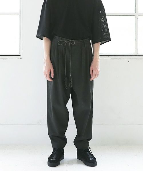 Edwina Hoerl エドウィナホール KAROTTENHOSE-DAUERBRENNER-[01A/D42P-03/grey]_