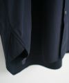 STUDIONICHOLSON スタジオニコルソン.POWDER COTTON OVERSIZED SHORTS SLEEVE SHIRT[SNM-567/DARK NAVY]