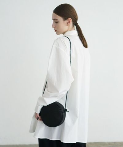 macromauro マクロマウロ.NO LETTER BAG CIRCLE S [BLACK]_