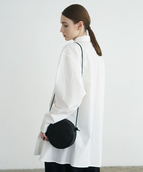 macromauro マクロマウロ.NO LETTER BAG CIRCLE S [BLACK]_