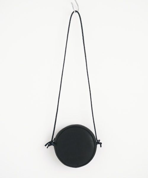 macromauro マクロマウロ.NO LETTER BAG CIRCLE S [BLACK]_