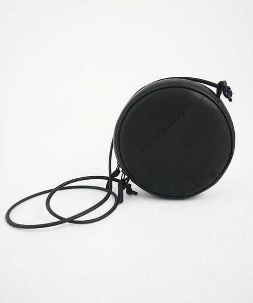 macromauro マクロマウロ.NO LETTER BAG CIRCLE S [BLACK]_