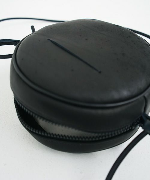 macromauro マクロマウロ.NO LETTER BAG CIRCLE S [BLACK]_