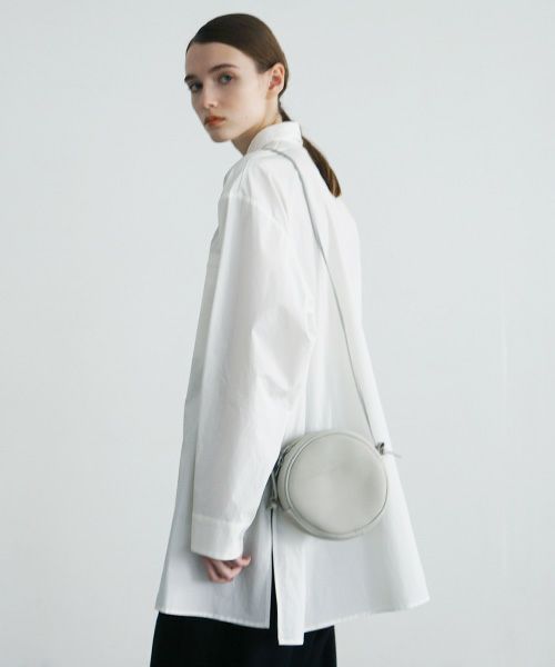 macromauro マクロマウロ.NO LETTER BAG CIRCLE S [GREY]_