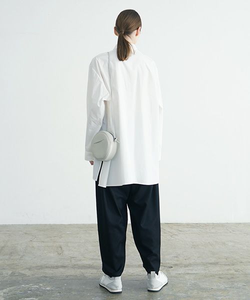 macromauro マクロマウロ.NO LETTER BAG CIRCLE S [GREY]_