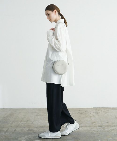 macromauro マクロマウロ.NO LETTER BAG CIRCLE S [GREY]_