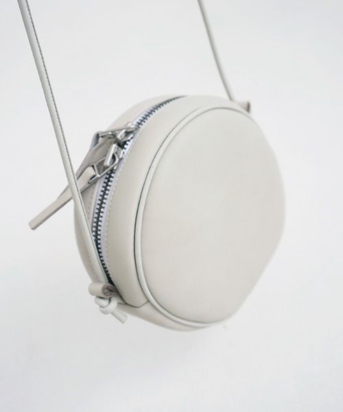 macromauro マクロマウロ.NO LETTER BAG CIRCLE S [GREY]_