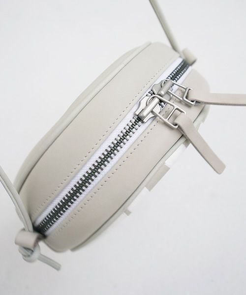 macromauro マクロマウロ.NO LETTER BAG CIRCLE S [GREY]_