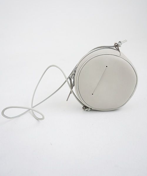 macromauro マクロマウロ.NO LETTER BAG CIRCLE S [GREY]_