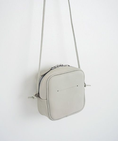 macromauro マクロマウロ.NO LETTER BAG SQUARE S [GREY]_